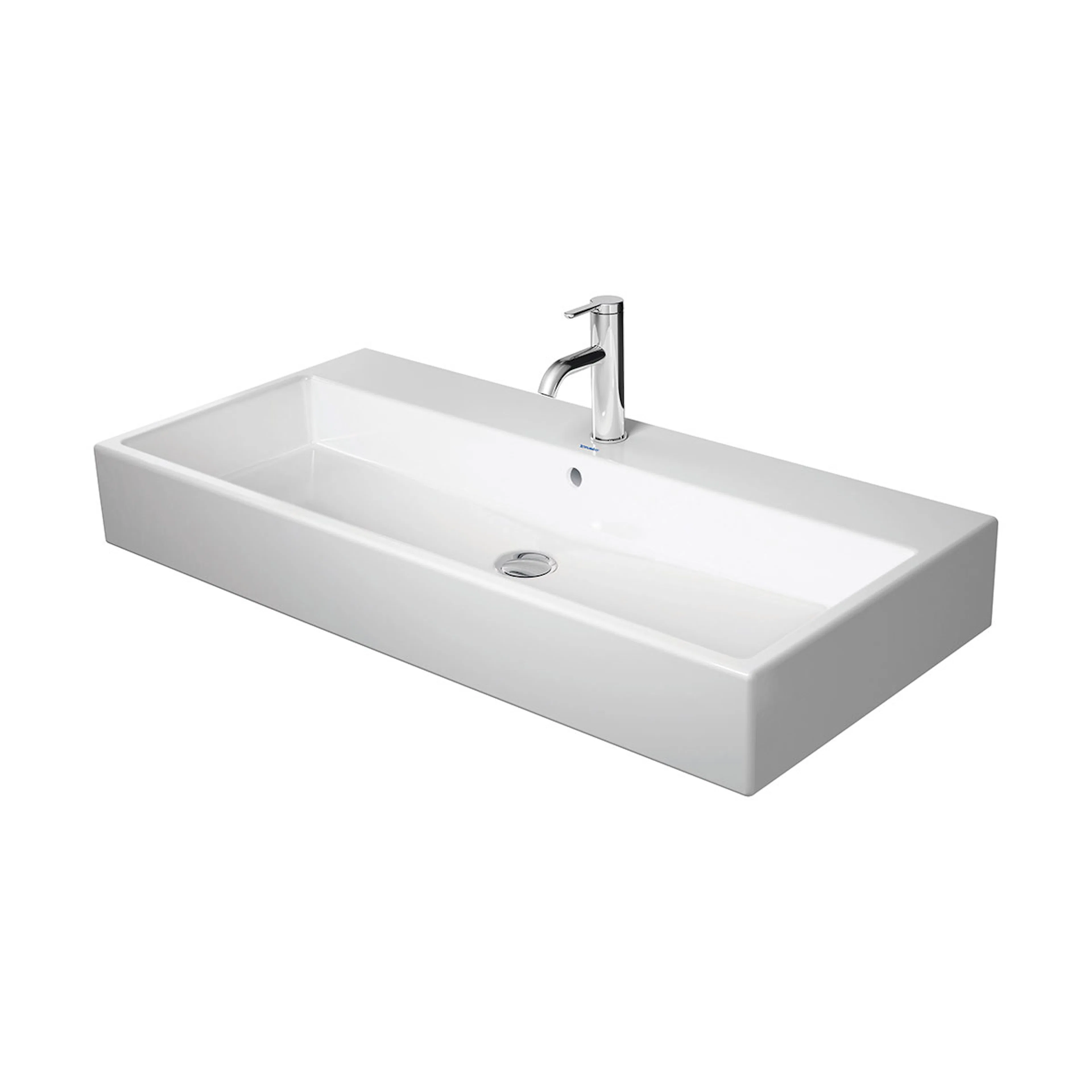 Tvättställ 100 cm Vero Air, vägg, 1 blandarhål Bredd: 1000 mm, Hål för blandare: 1