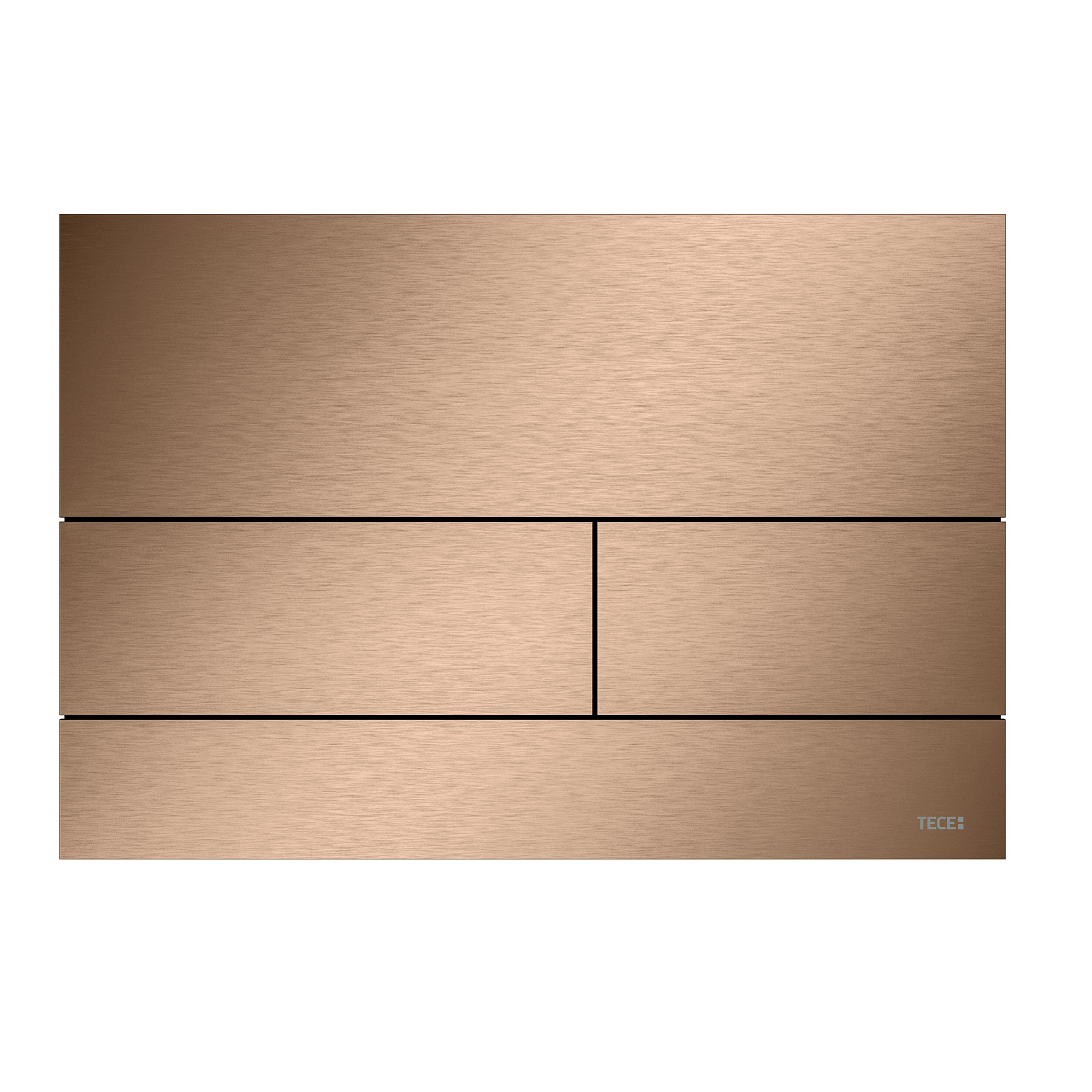 Spolknapp TECE Square PVD-Belagd Extra Platt Design