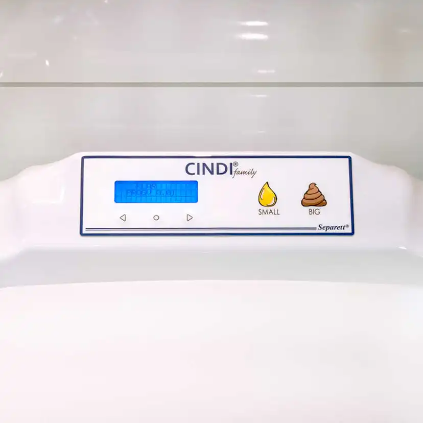 Förbränningstoalett Separett Family II med Ventilationspaket