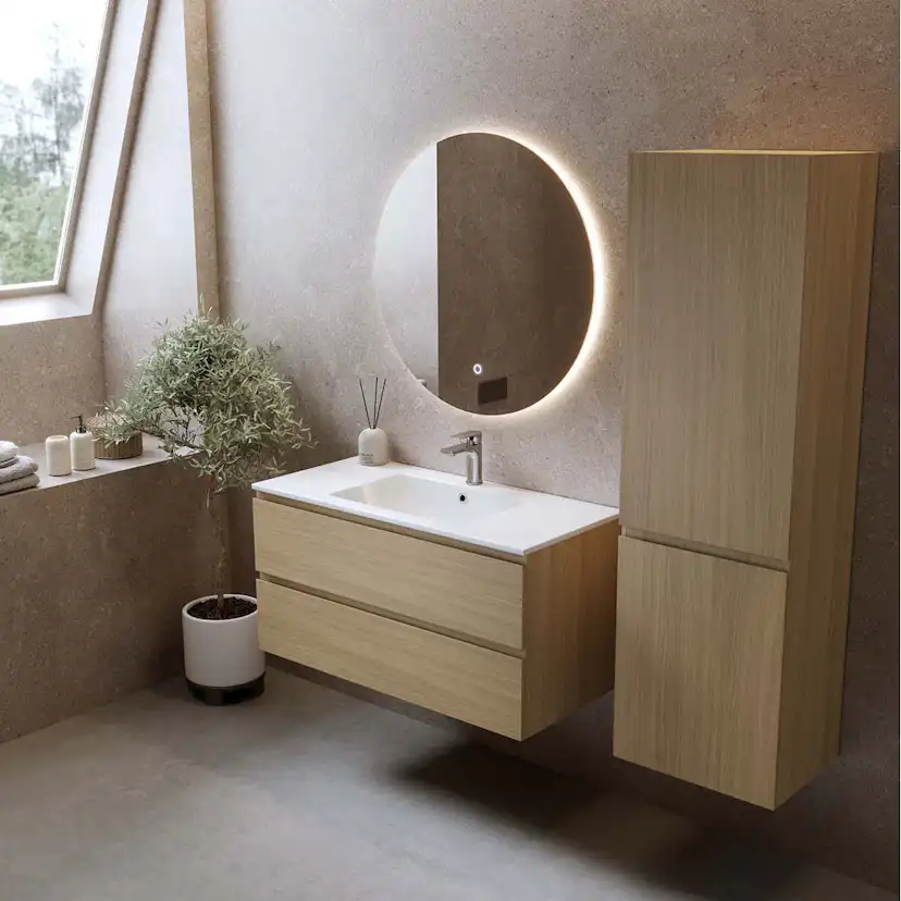 Tvättställsskåp Bathlife Eufori Ljus Ek