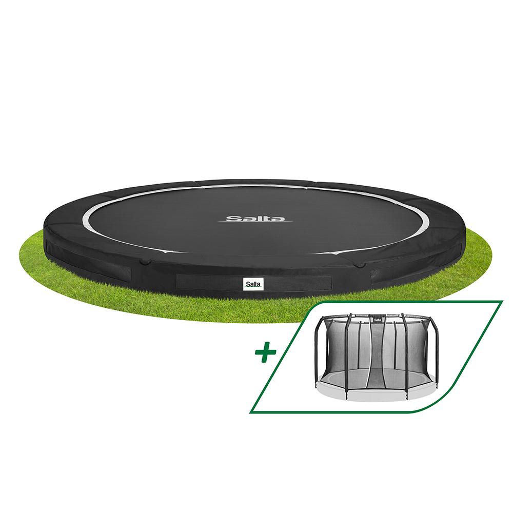 Studsmatta Salta Premium Ground Sporttrampolin Ø366 cm