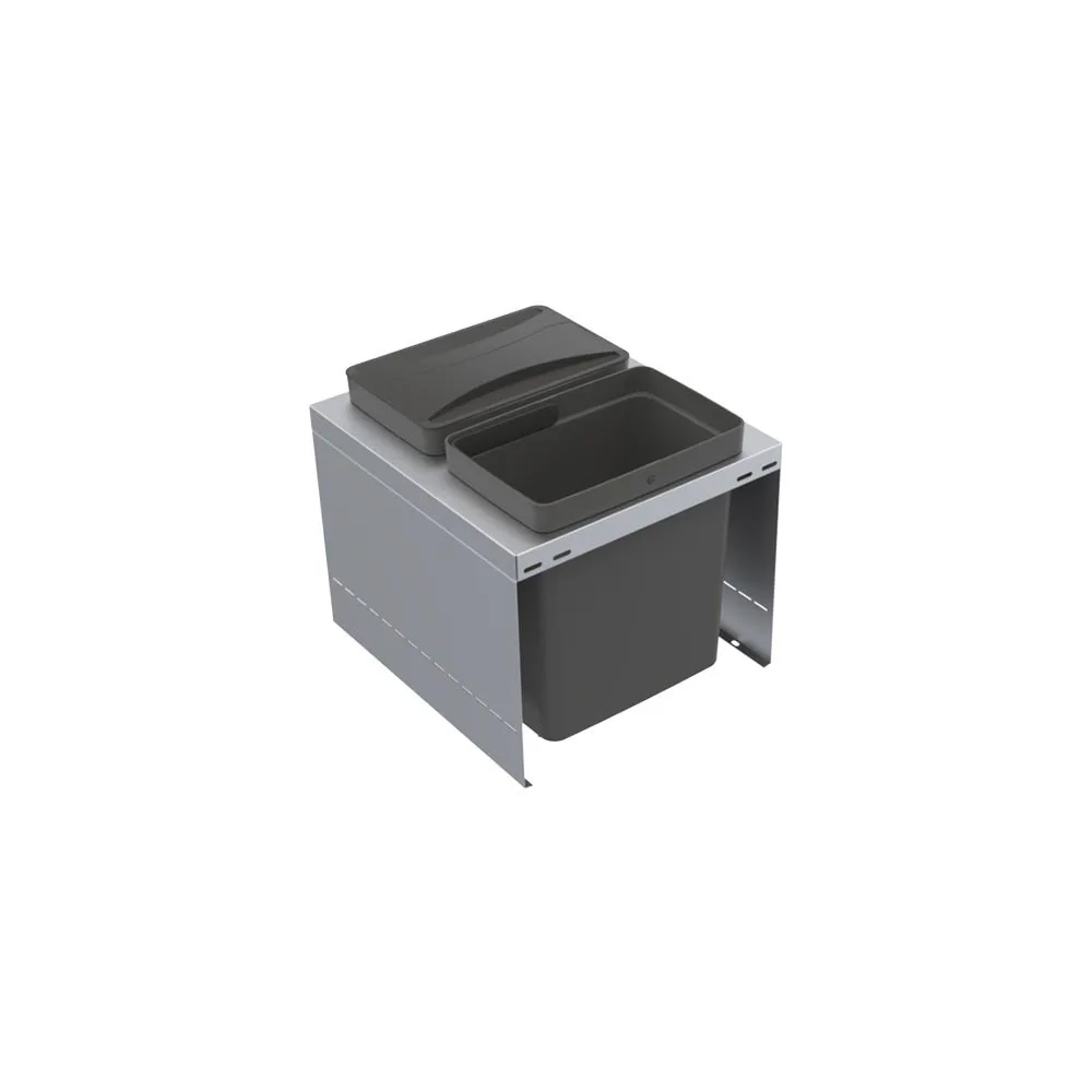 Källsorteringskärhållare Beslag Design Cube Compact 318