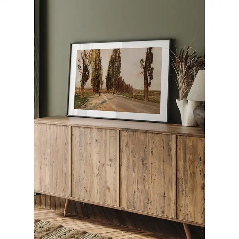 Poster Gallerix Boulevard Of Poplars Near Plankenberg By Emil Jakob Schindler