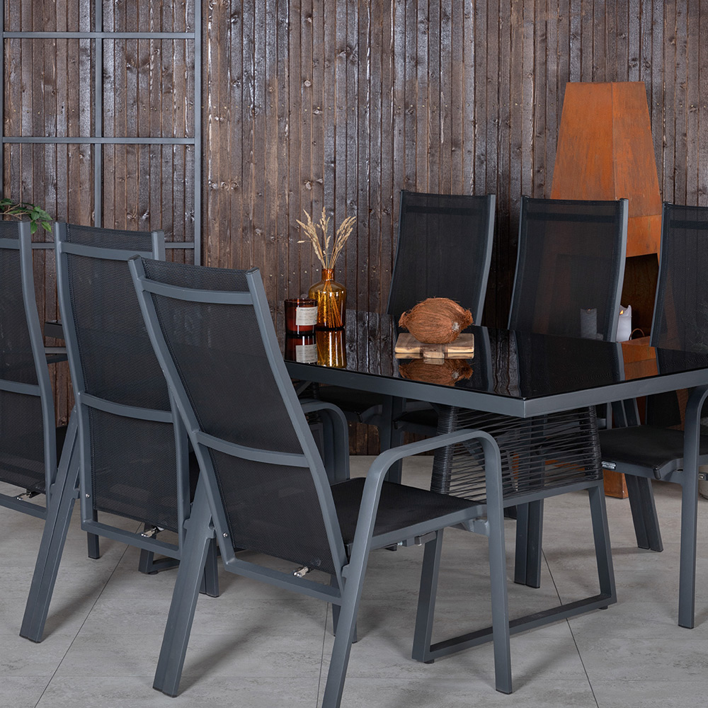 Spisegruppe Venture Home Douglas med 6 Copacabana Spisestoler