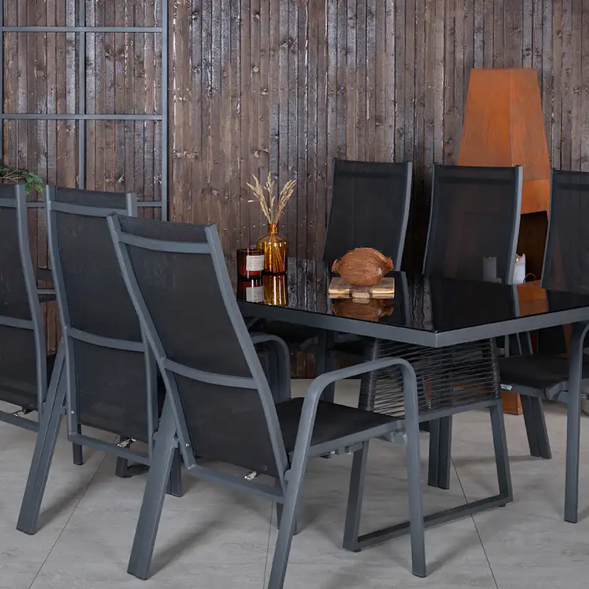 Spisegruppe Venture Home Douglas med 6 Copacabana Spisestoler