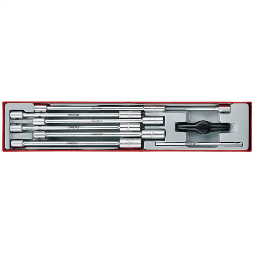 Hylssats 9 delars med 3/8 fäste och T-handtag Teng Tools TTXTB09