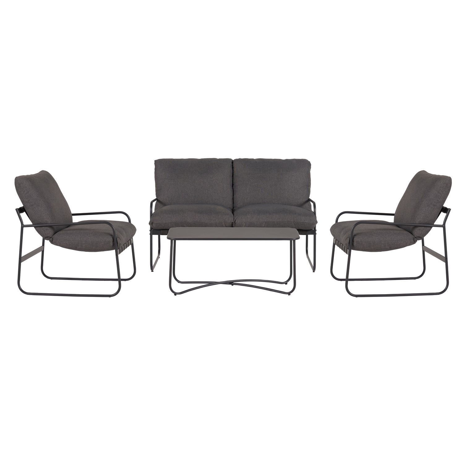 Loungegrupp ENVY DESIGN Theodor Trädgårdsgrupp i Aluminium med Dynor