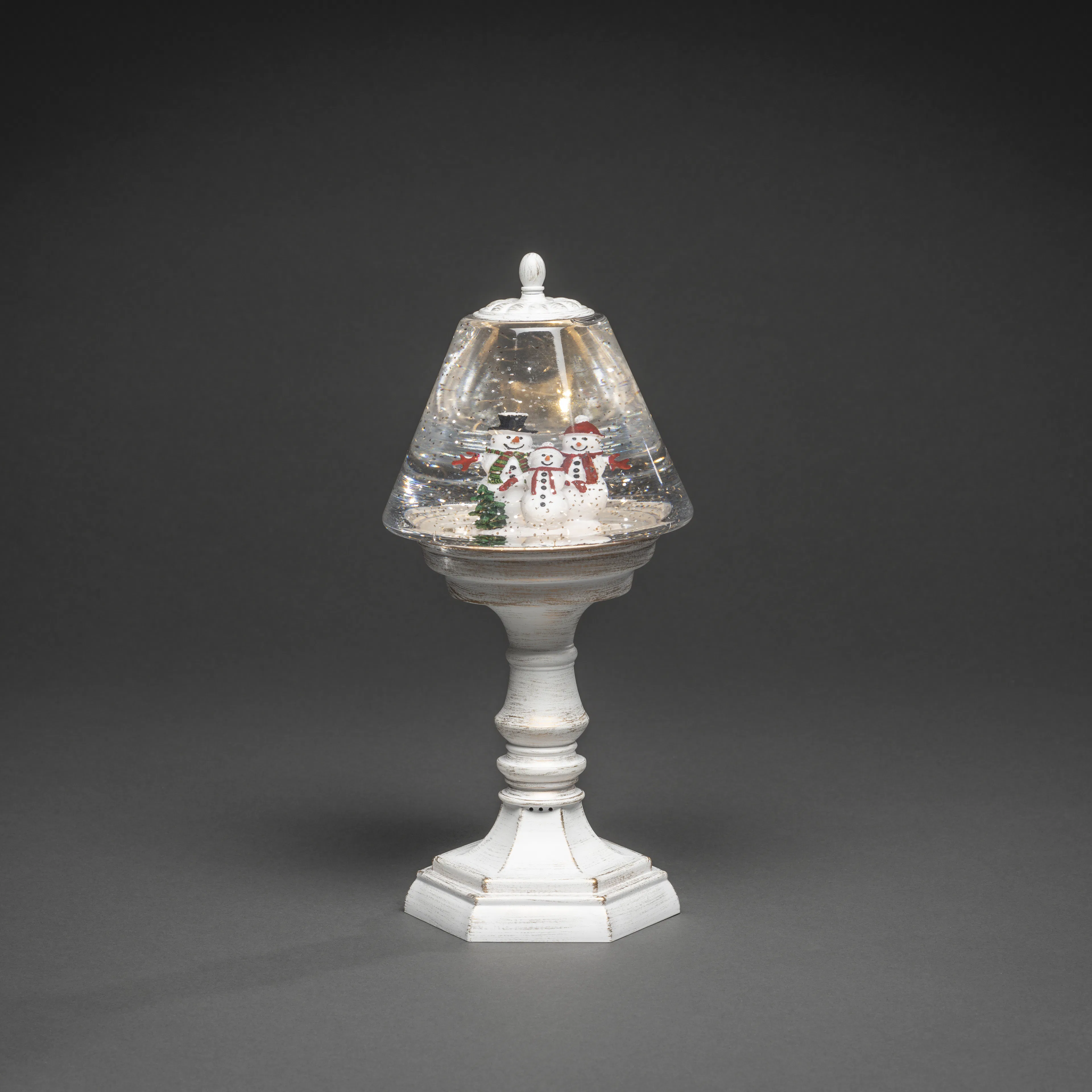 Lykta Julfigur Gnosjö Konstsmide Vattenfylld Lampa med Snögubbe