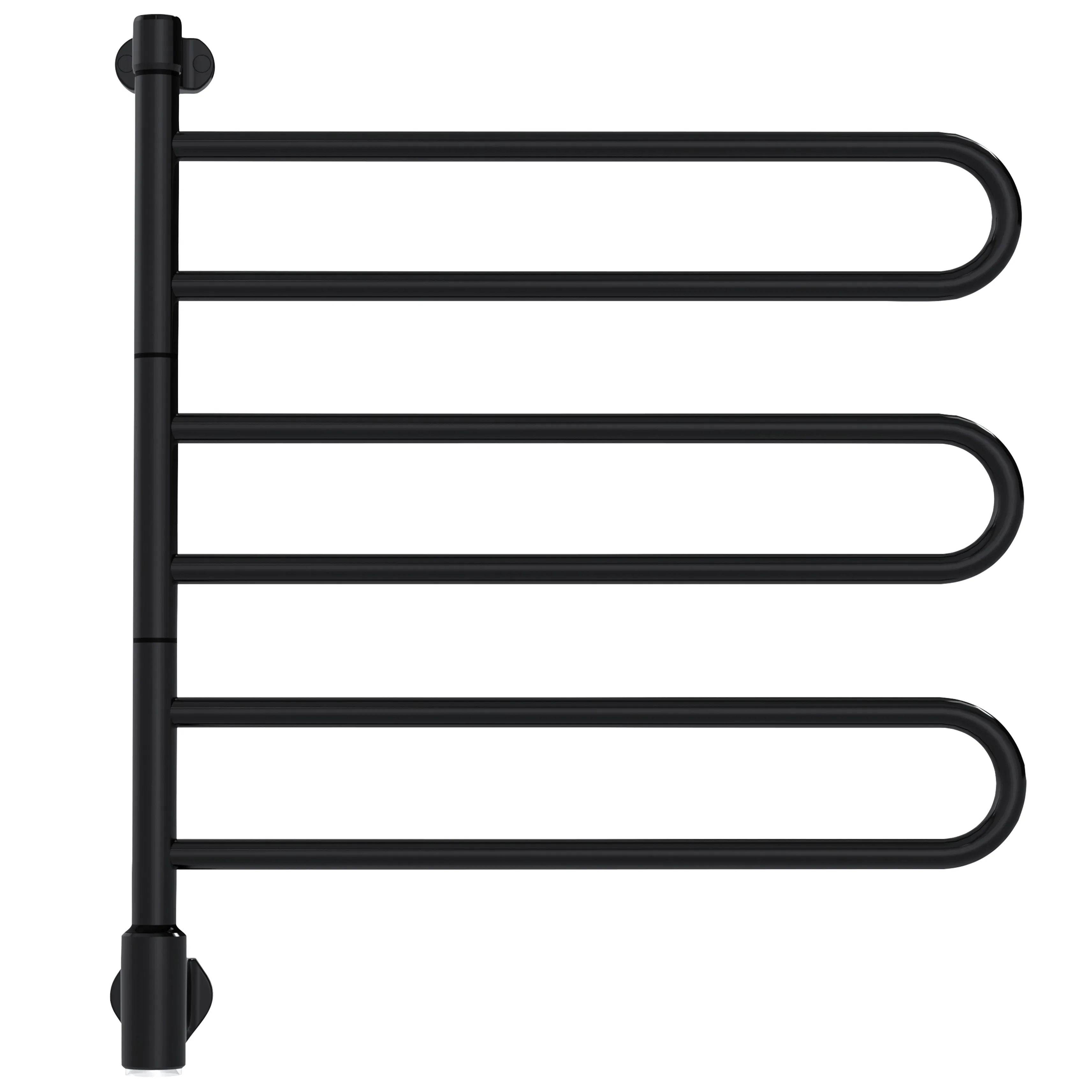 Handdukstork Flex U 3/650 M2 Svart Svart, U3/650 mm, med Momento II