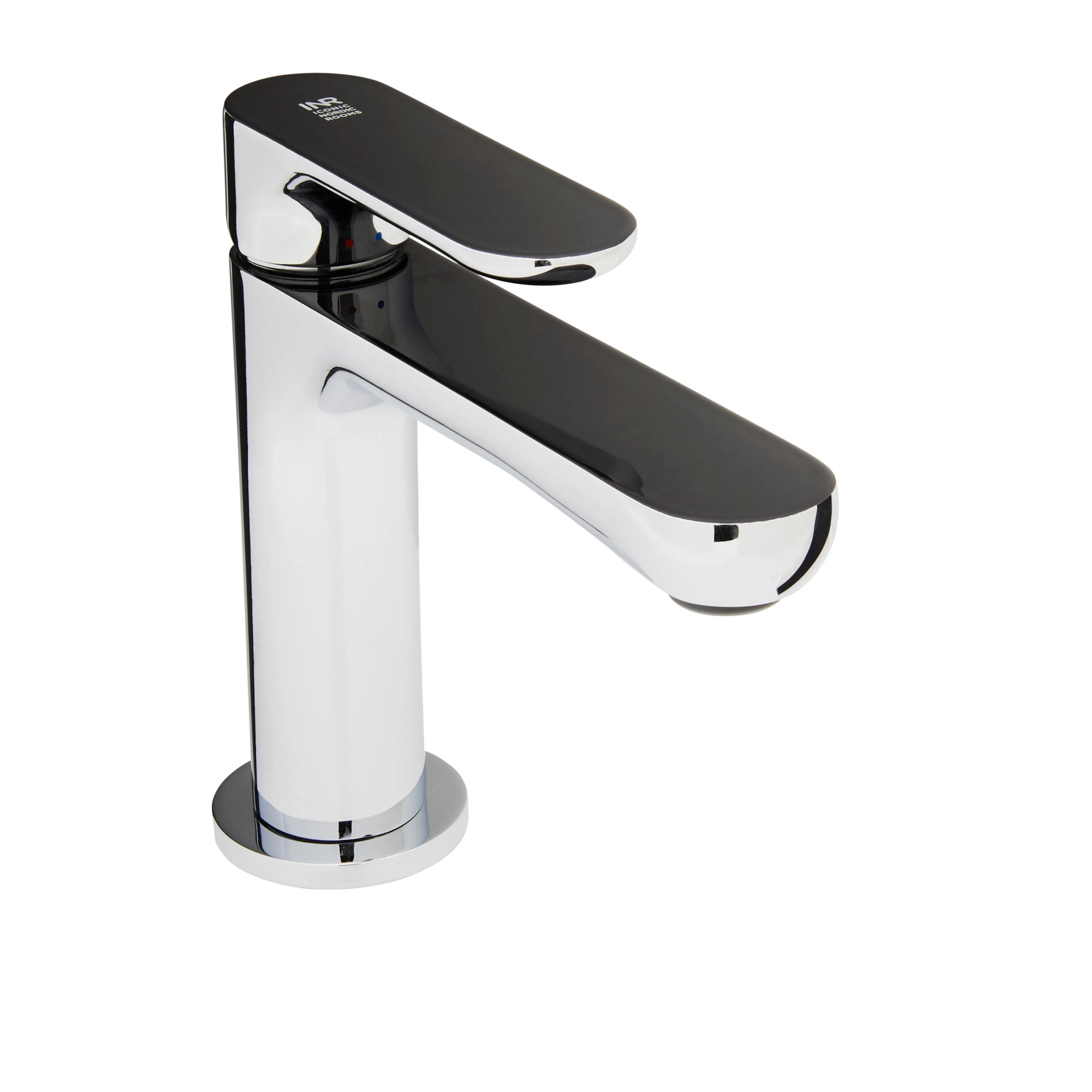 Tvättställsblandare SLEEK Låg Krom/Svart