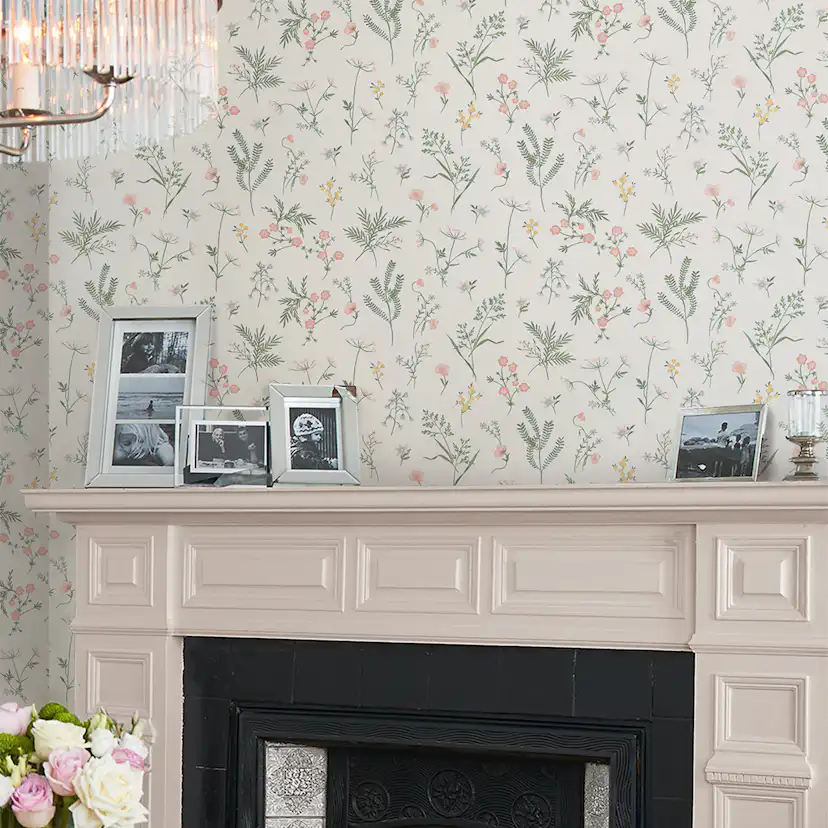Tapet Laura Ashley Crosswell Coral Rosa 118480