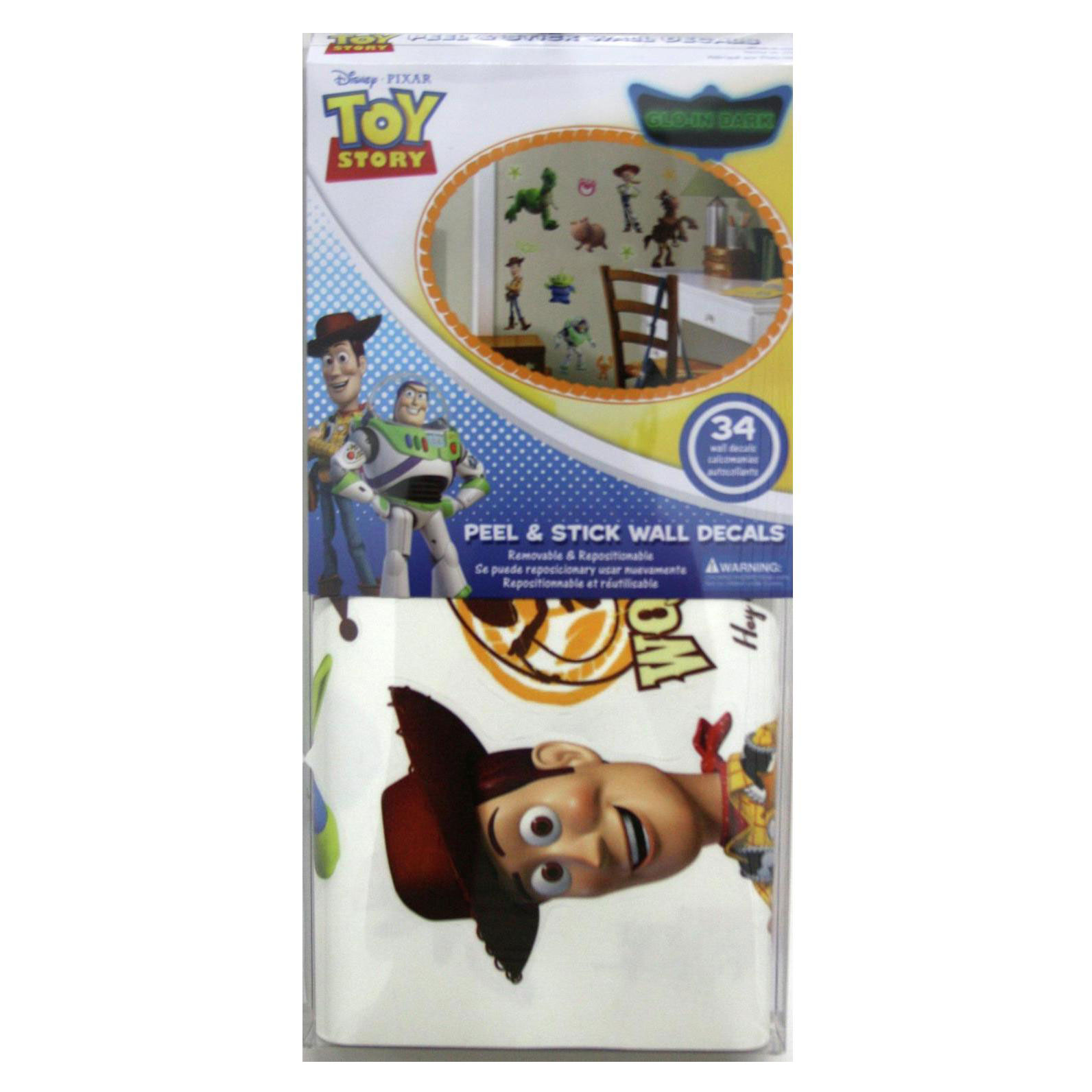 Väggdekor RoomMates Kids Toy Story Självlysande