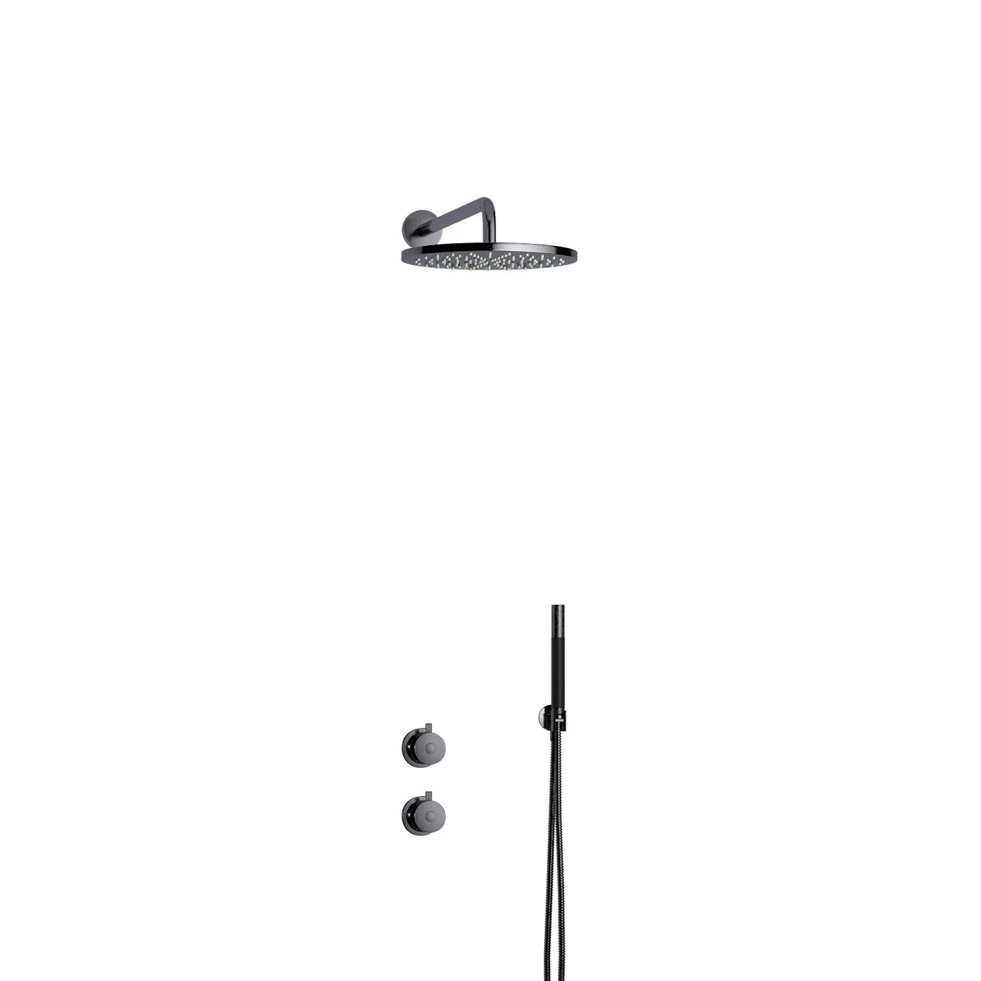 Takduschset Tapwell BOX7268 Round ED2 för Inbyggnad