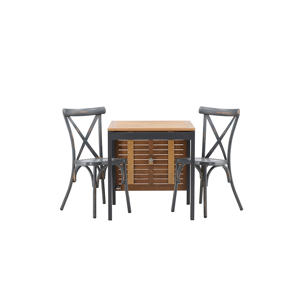 Cafégrupp Venture Home Diego Bord med 2 Tablas Stolar