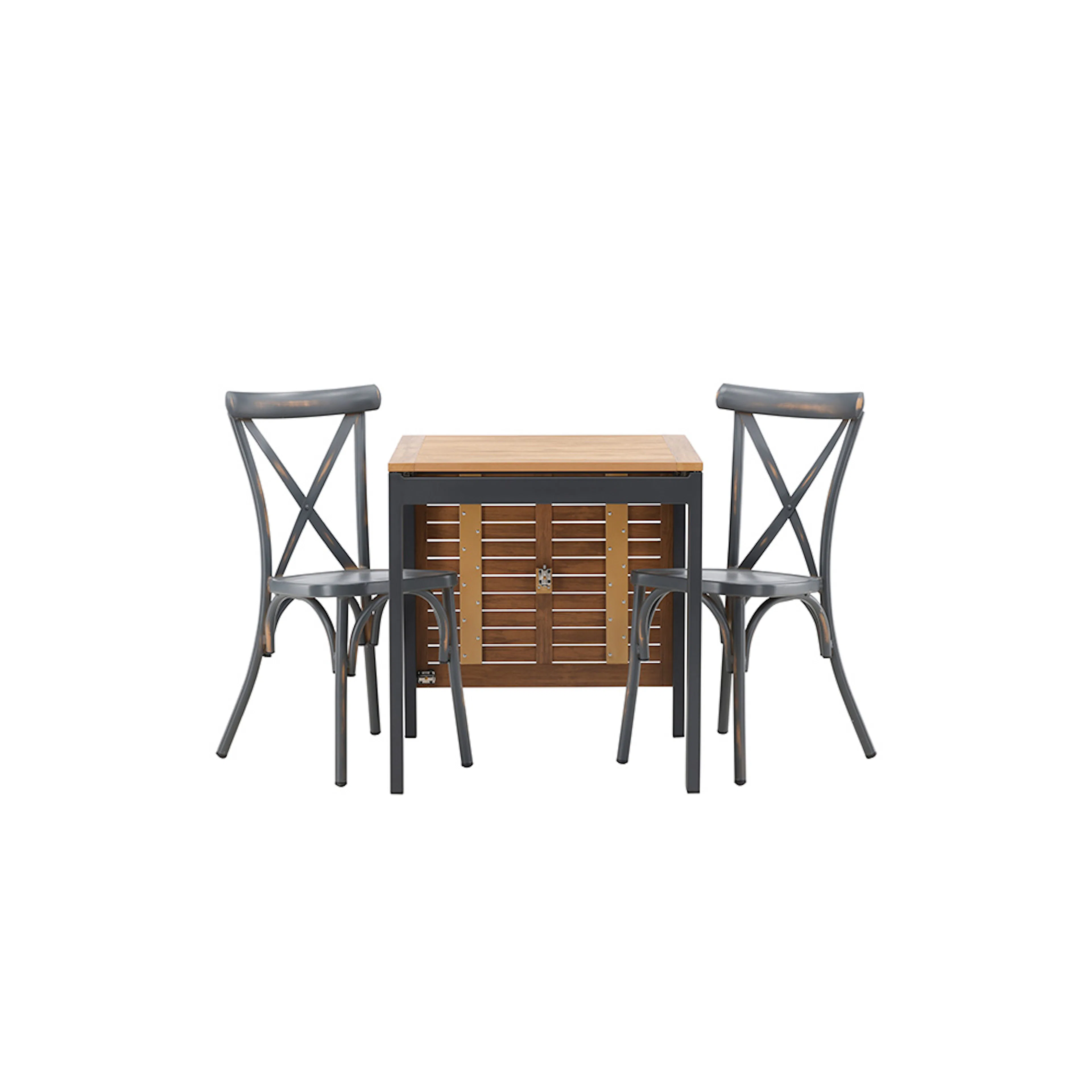 Cafégrupp Venture Home Diego Bord med 2 Tablas Stolar