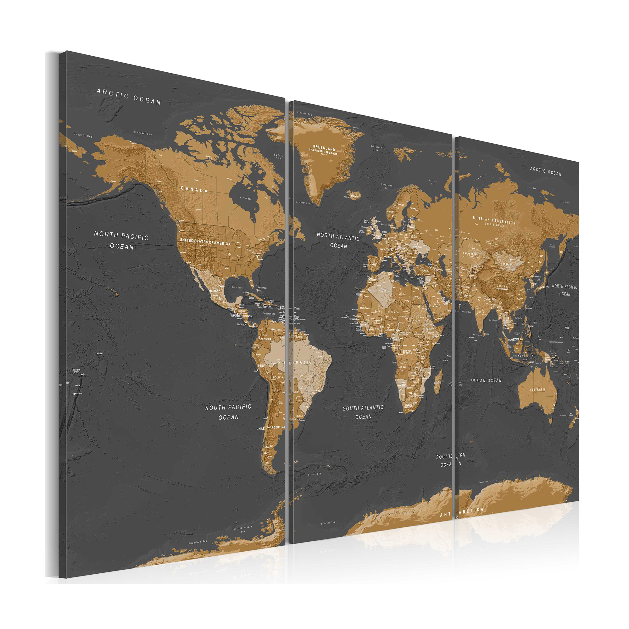Tavla Arkiio World Map Modern Aesthetics