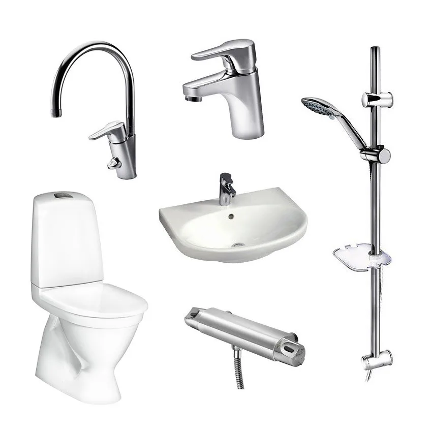 Badrumspaket Gustavsberg Standardpaket 1