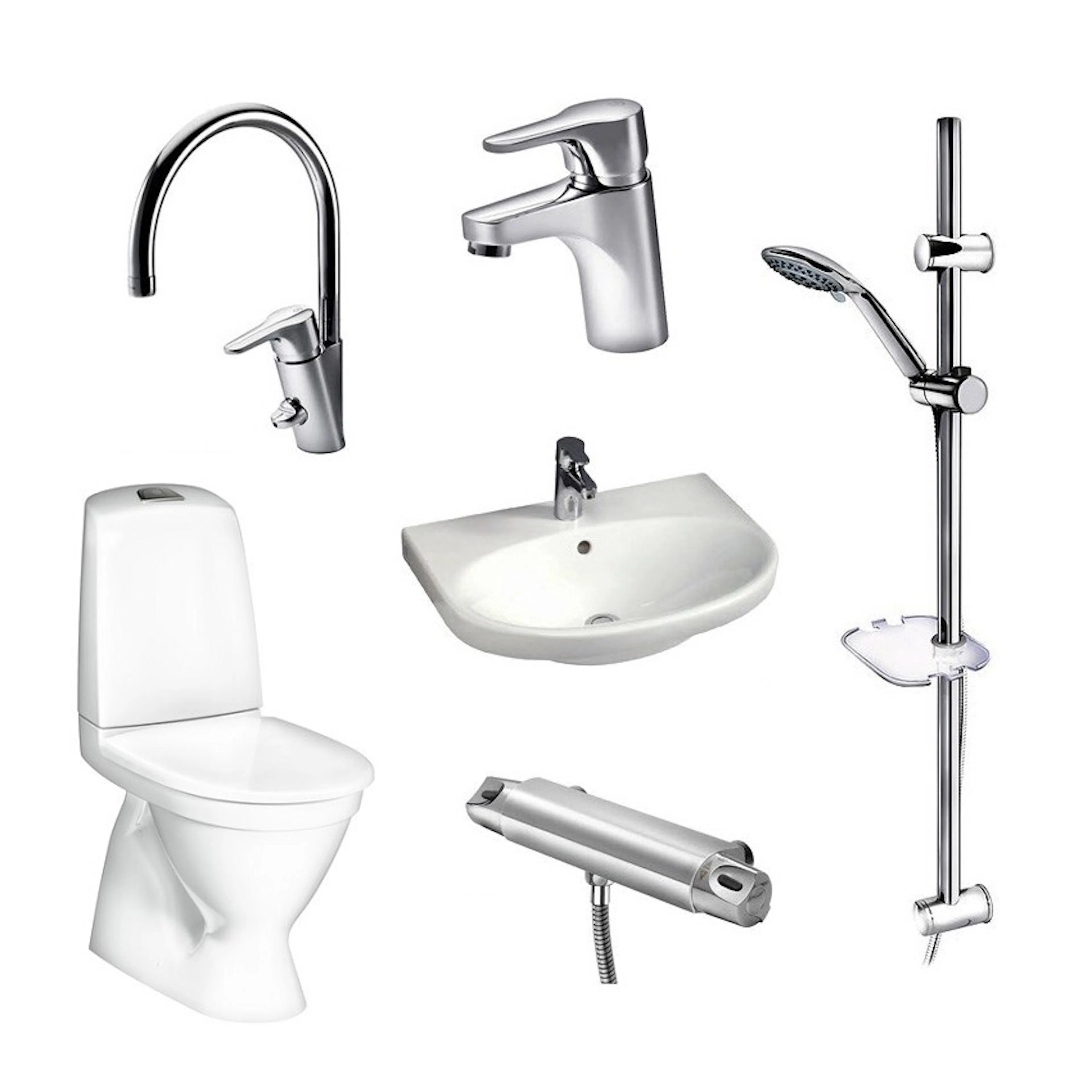 Badrumspaket Gustavsberg Standardpaket 1