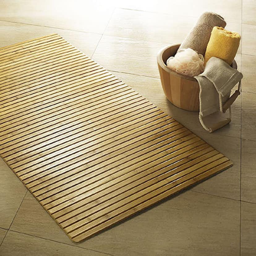 Trämatta Kleine Wolke Bambus