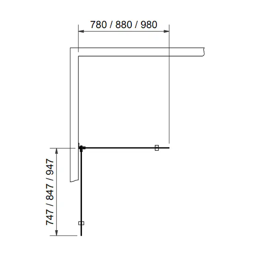 Duschdörr 180° Rista Rak 78x200 Svart Matt/Klar Enkel BxH: 78x200 cm, Svart Matt profil, Klarglas Enkel