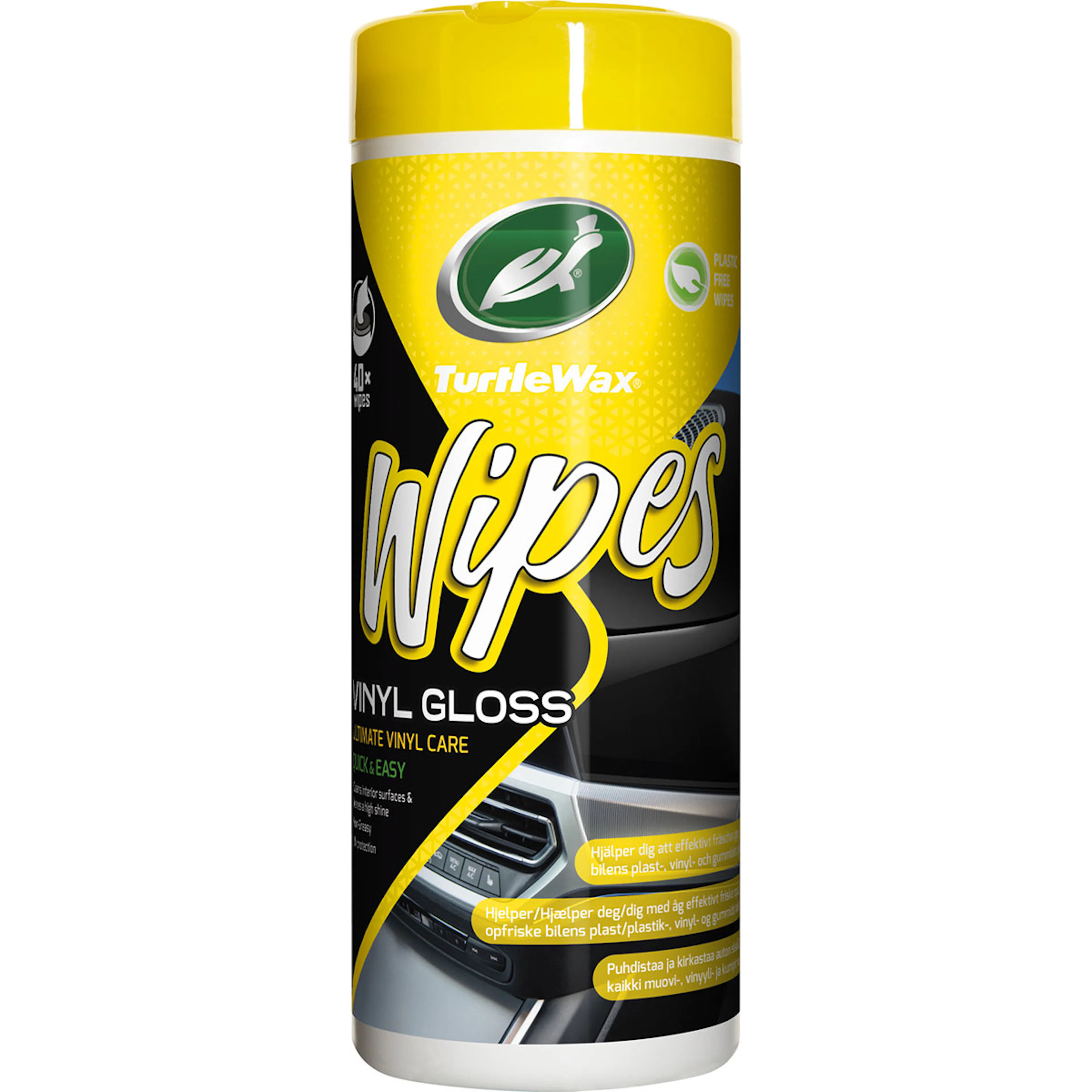 Wipes Turtle Wax Vinyl Gloss 40 st