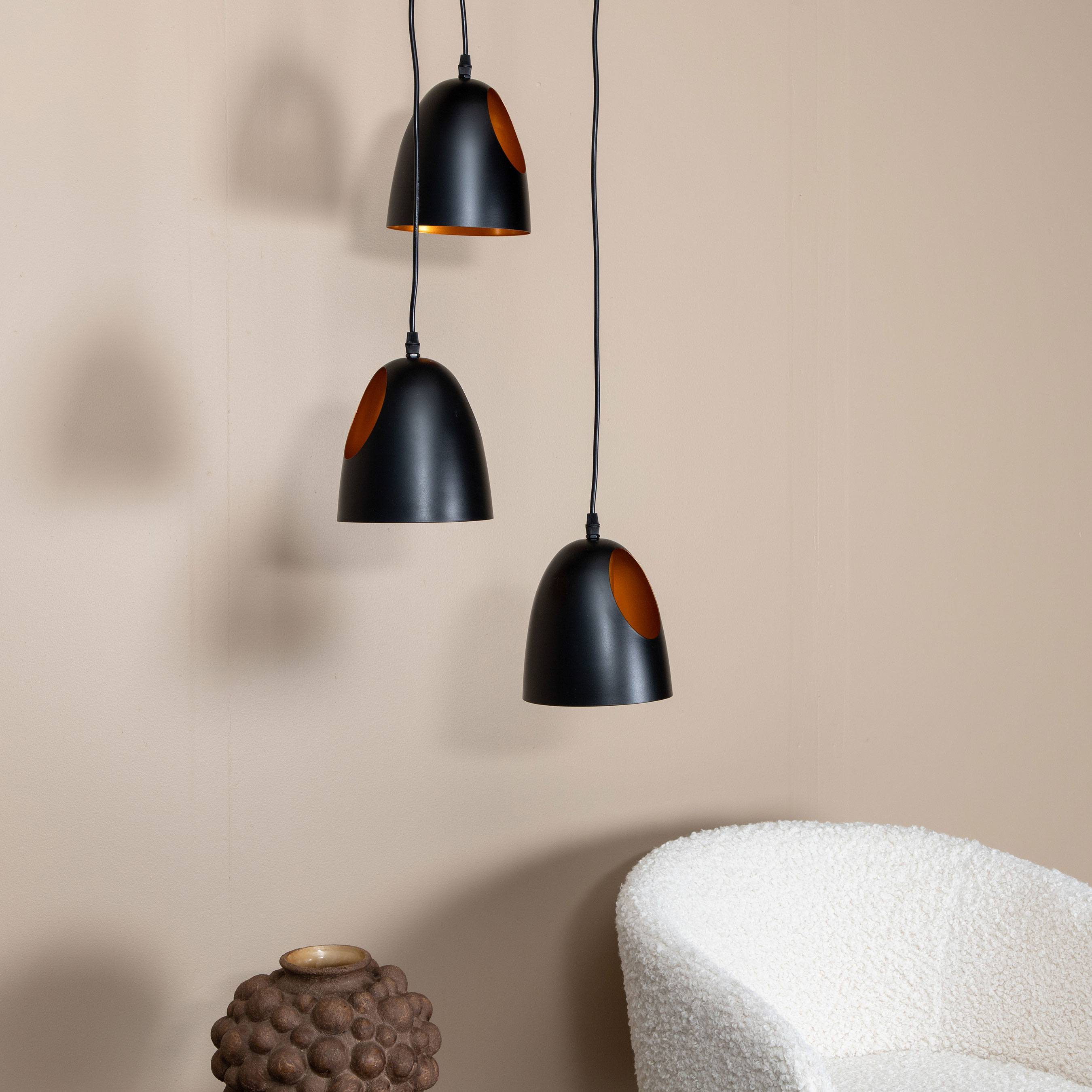 Taklampa Venture Home Emilio Rund 3L