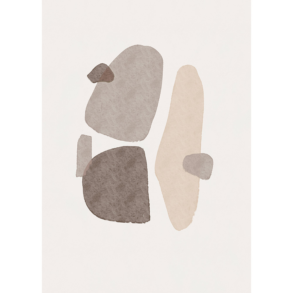 Posters Venture Home Shapes 50x70 Svart/vit