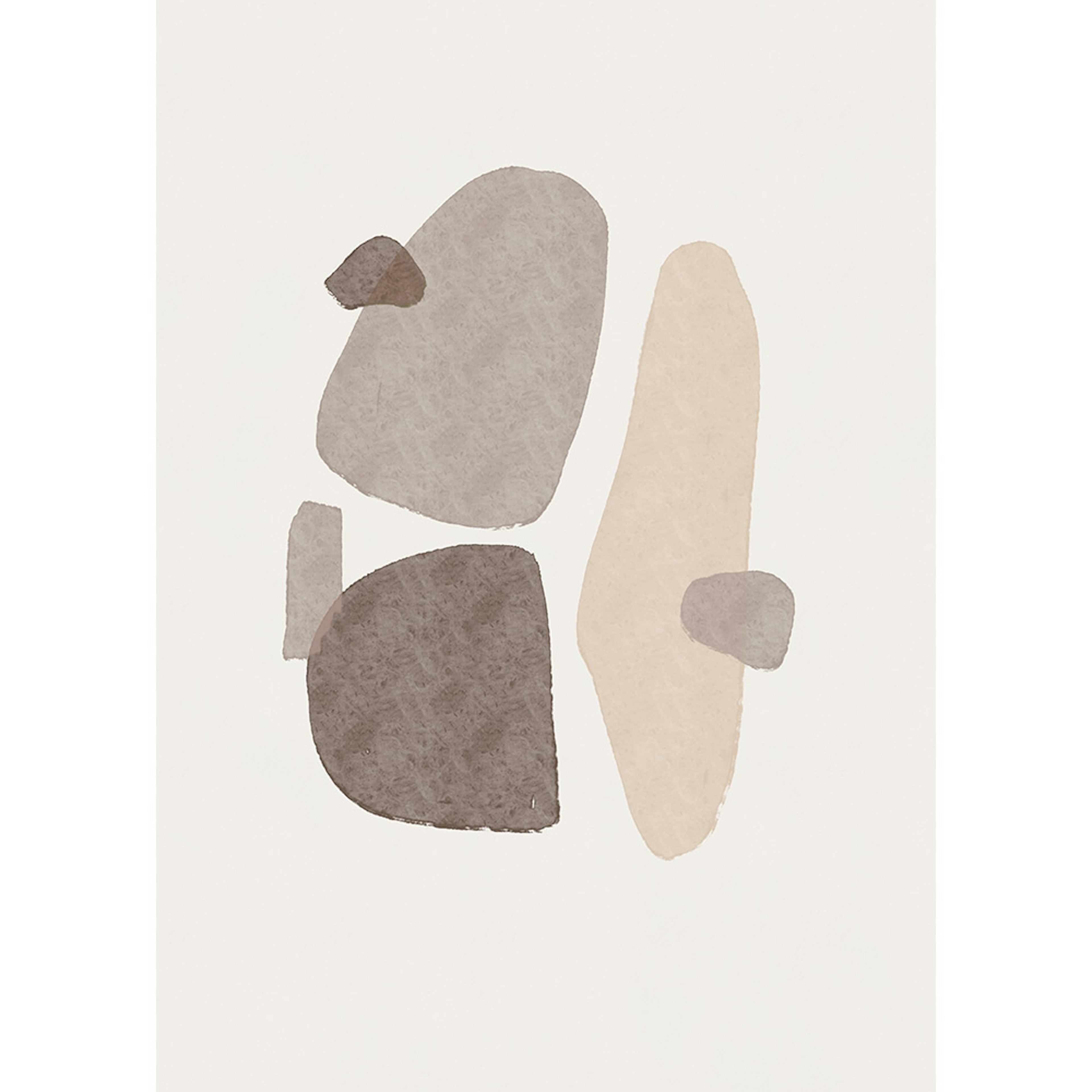 Posters Venture Home Shapes 50x70 Svart/vit