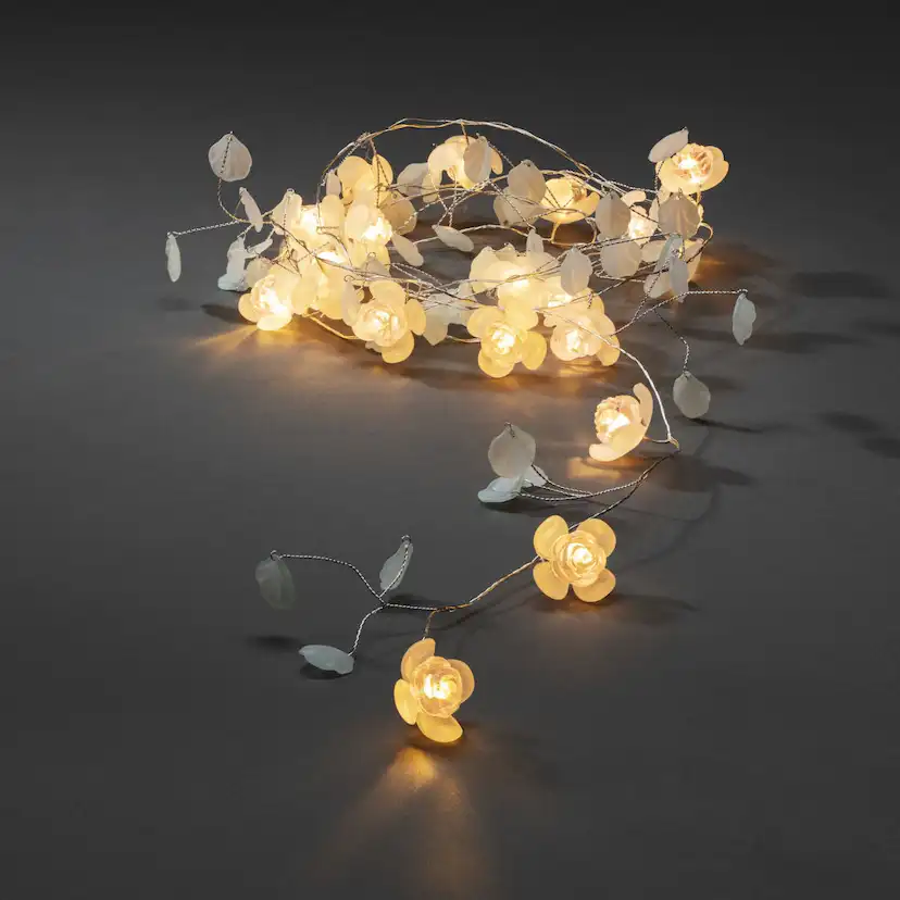Ljusslinga Gnosjö Konstsmide Blommor 20 LED