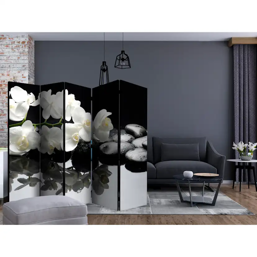 Rumsavdelare Arkiio Spa, Stones and Orchid II 225x172 cm