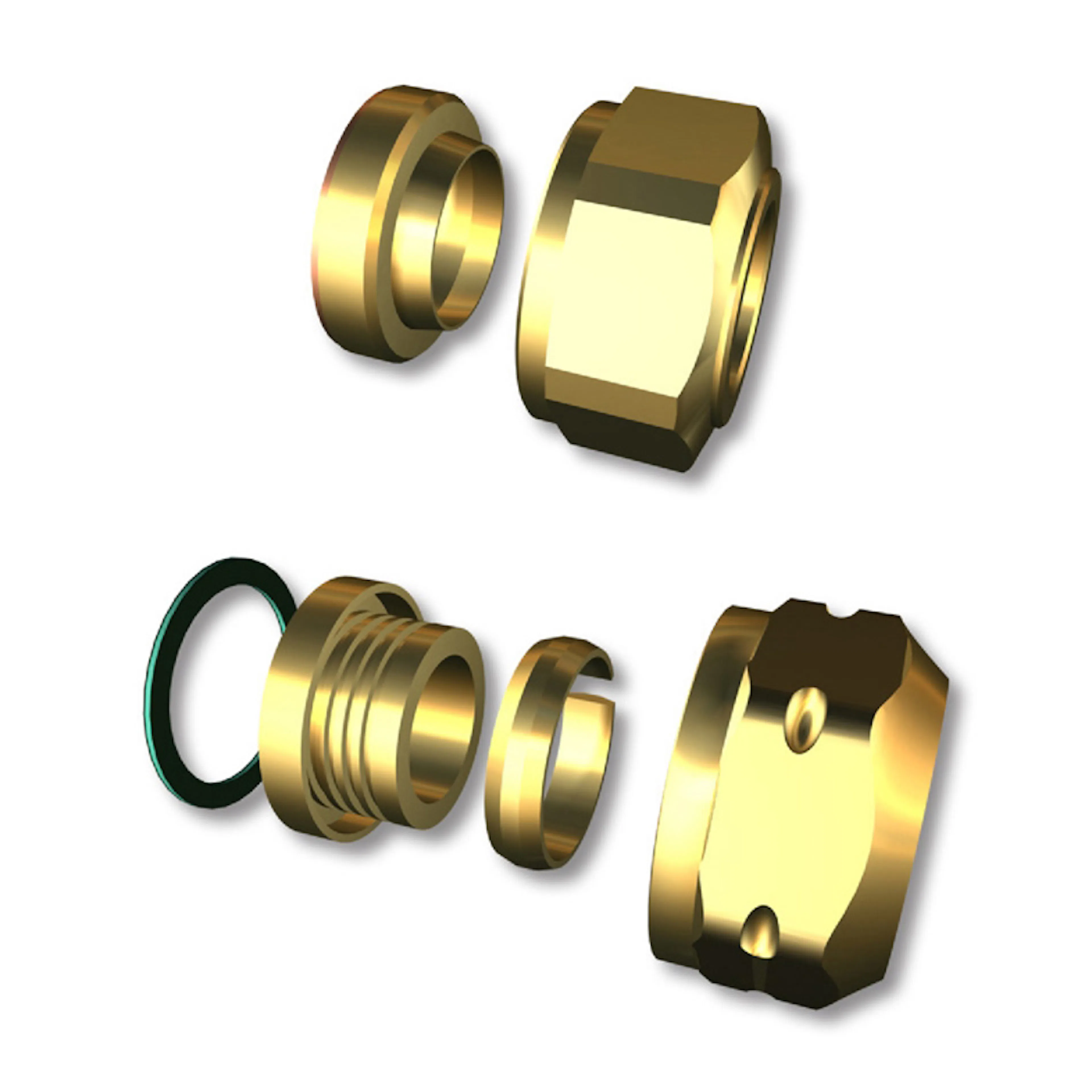 Halvkoppling G25 x CU 28 G25 x CU28