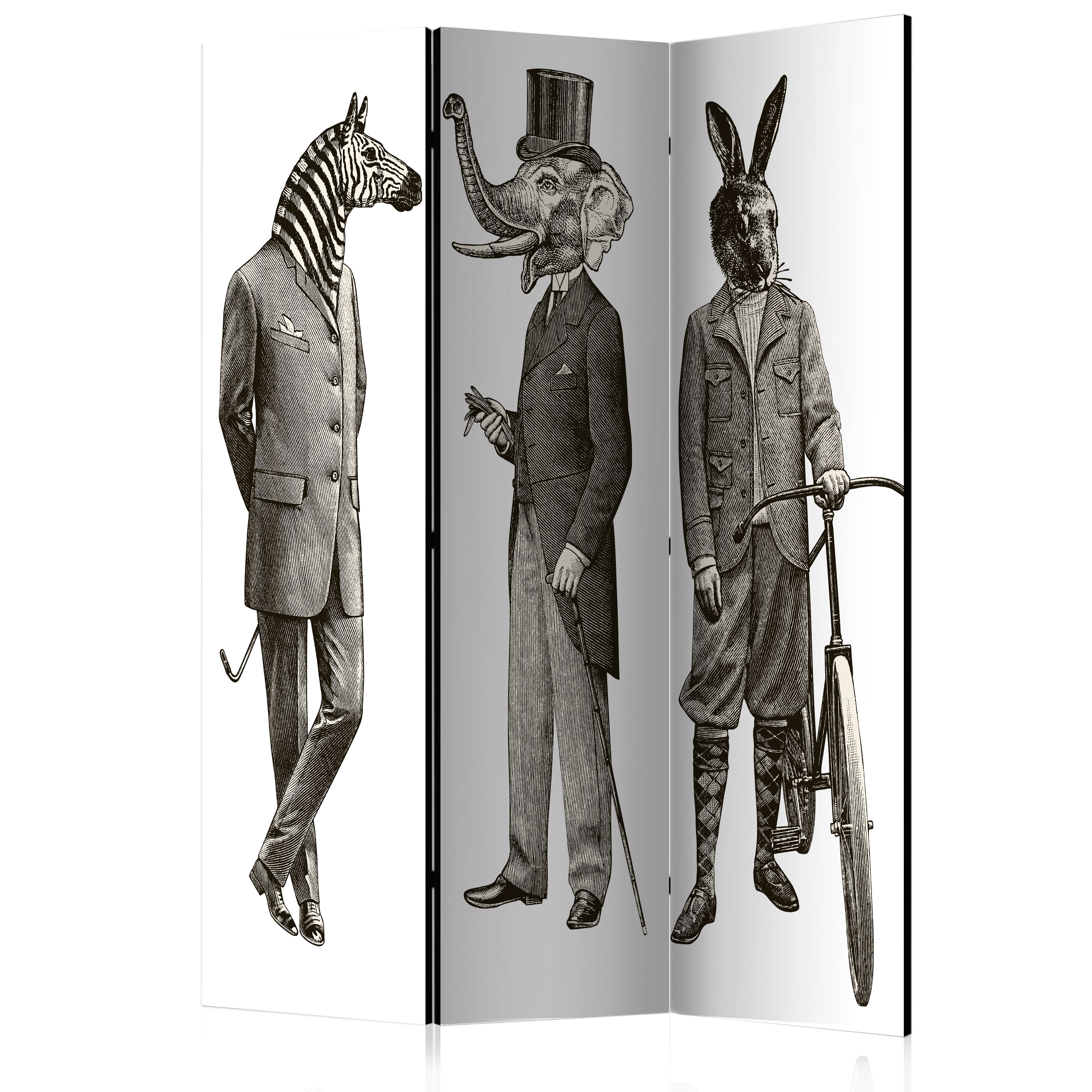 Rumsavdelare Arkiio Elegant Zoo 135x172 cm