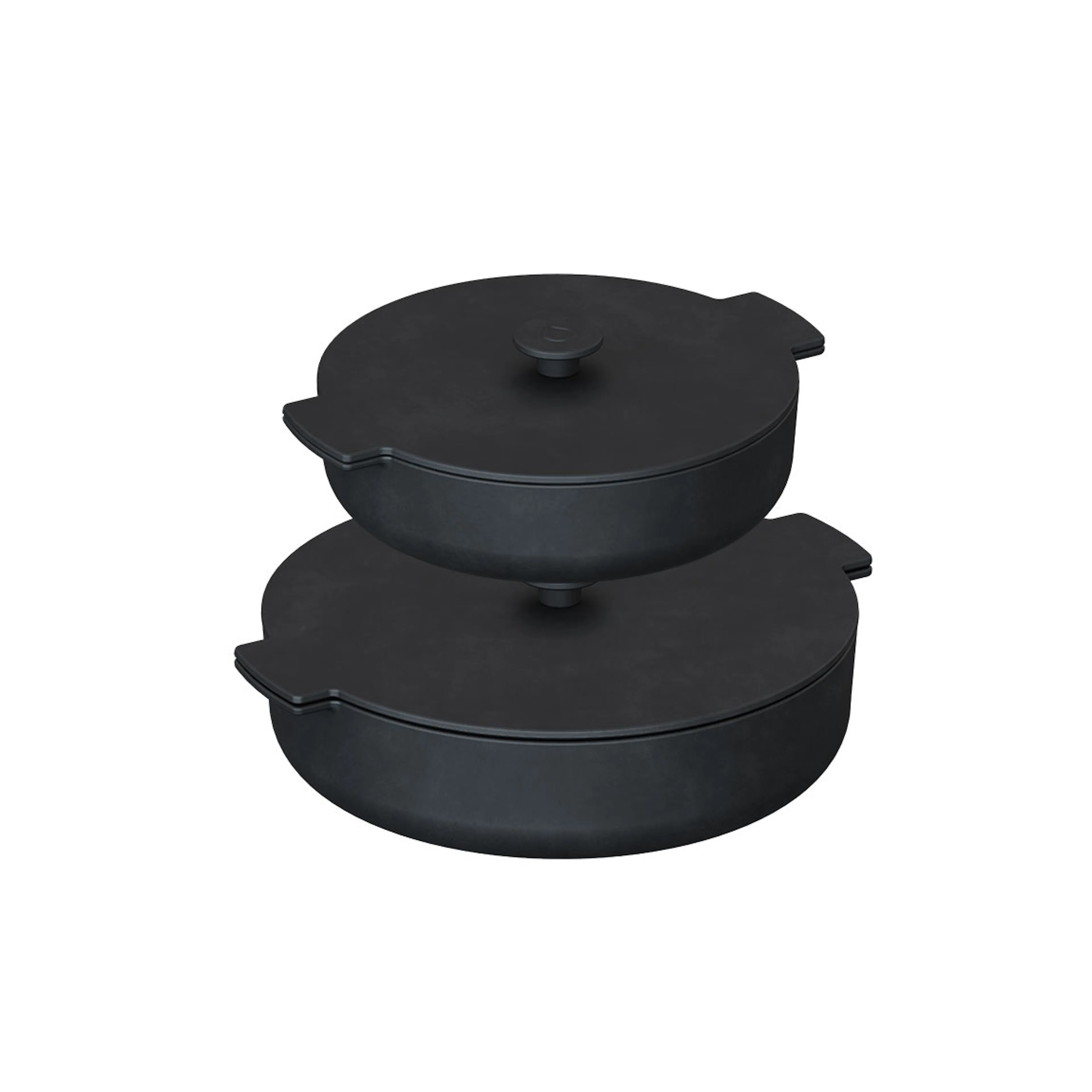 Gjutjärnsset OFYR Svarta Gjutgärnspannor 21/26 cm 2-pack