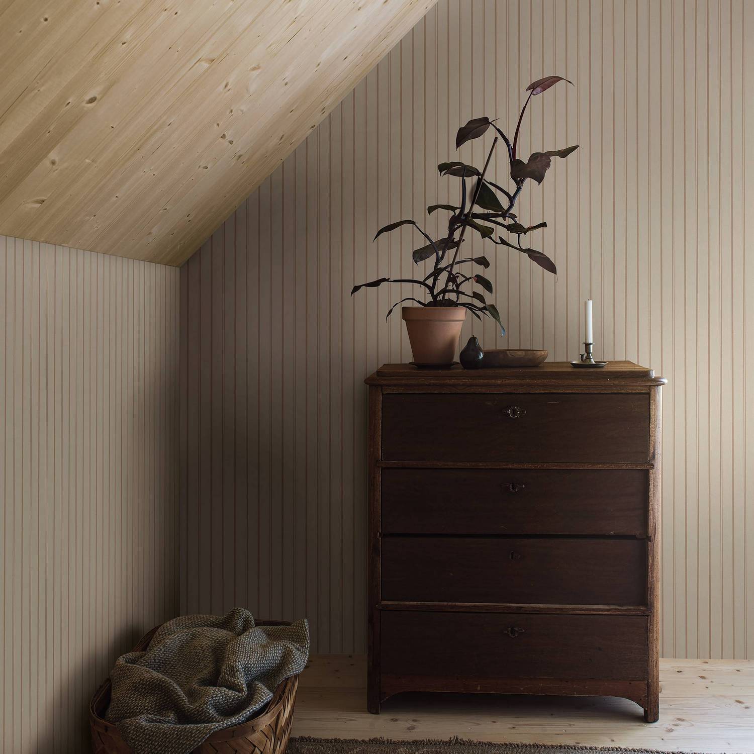 Tapet Boråstapeter Woodland Stripe 4718