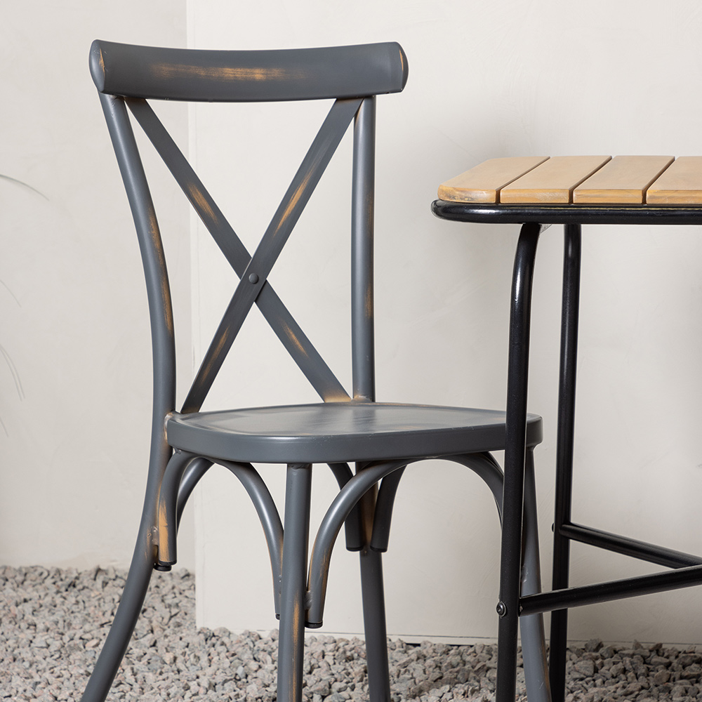 Cafégrupp Venture Home Holmbeck Bord med 2 Tablas Stolar