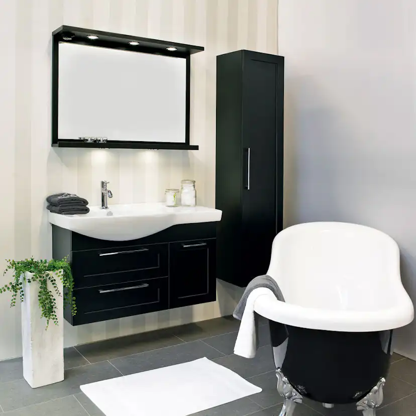 Möbelpaket Noro Polo Svart Ramlucka