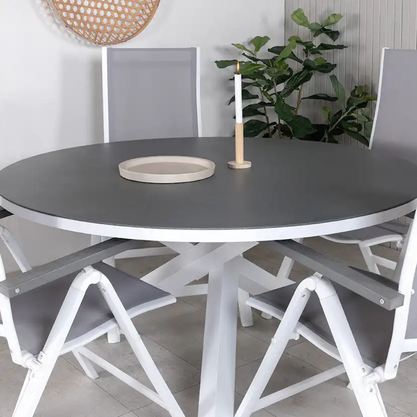 Matgrupp Venture Home Copacabana med 4 Aleyna Positionsstolar
