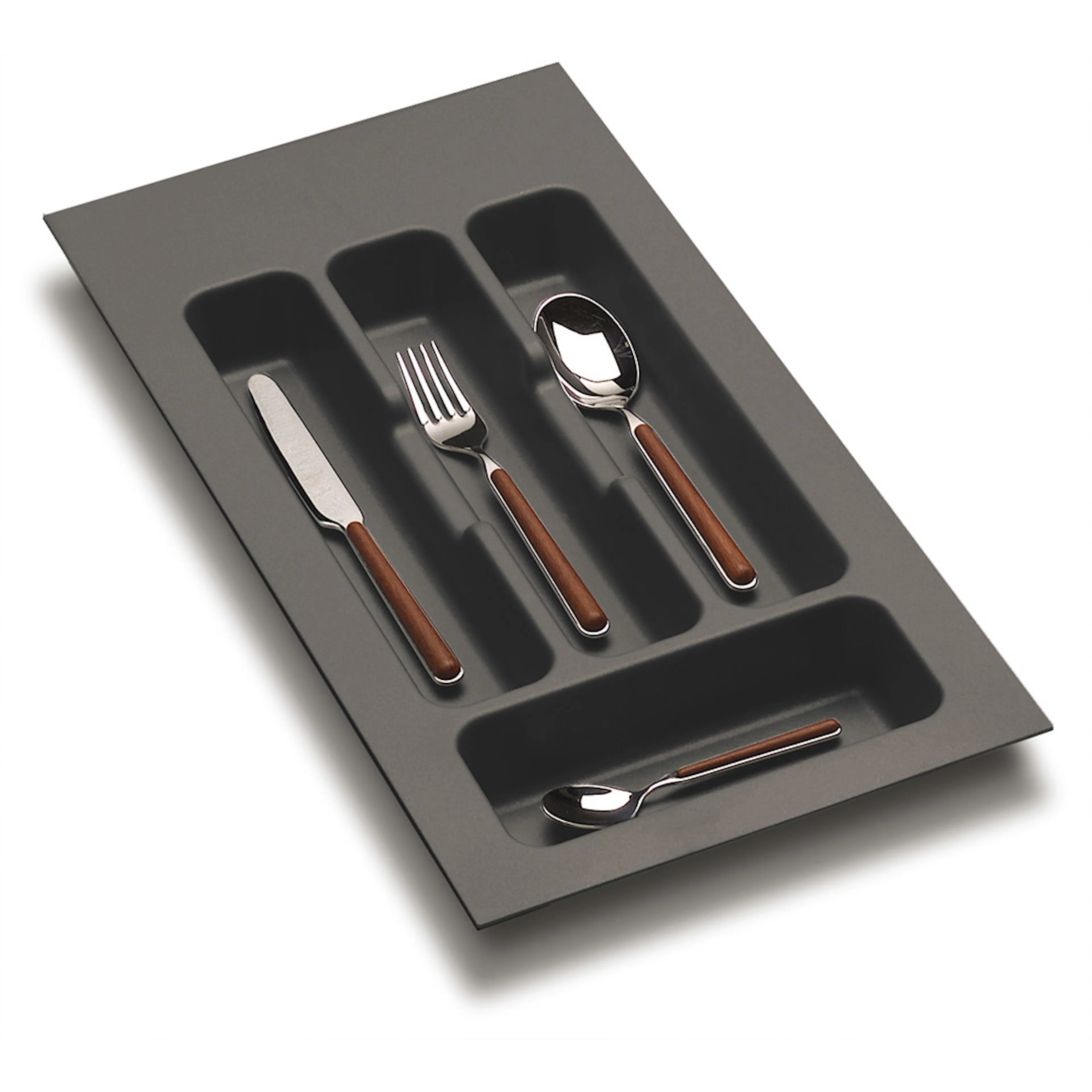 Lådinsats Beslag Design Besticklåda Classic 400 Mörkgrå
