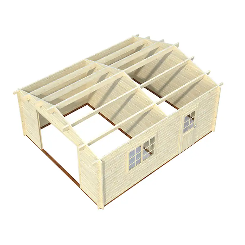 Garage Palmako Roger 23,9 m2 med Dörr