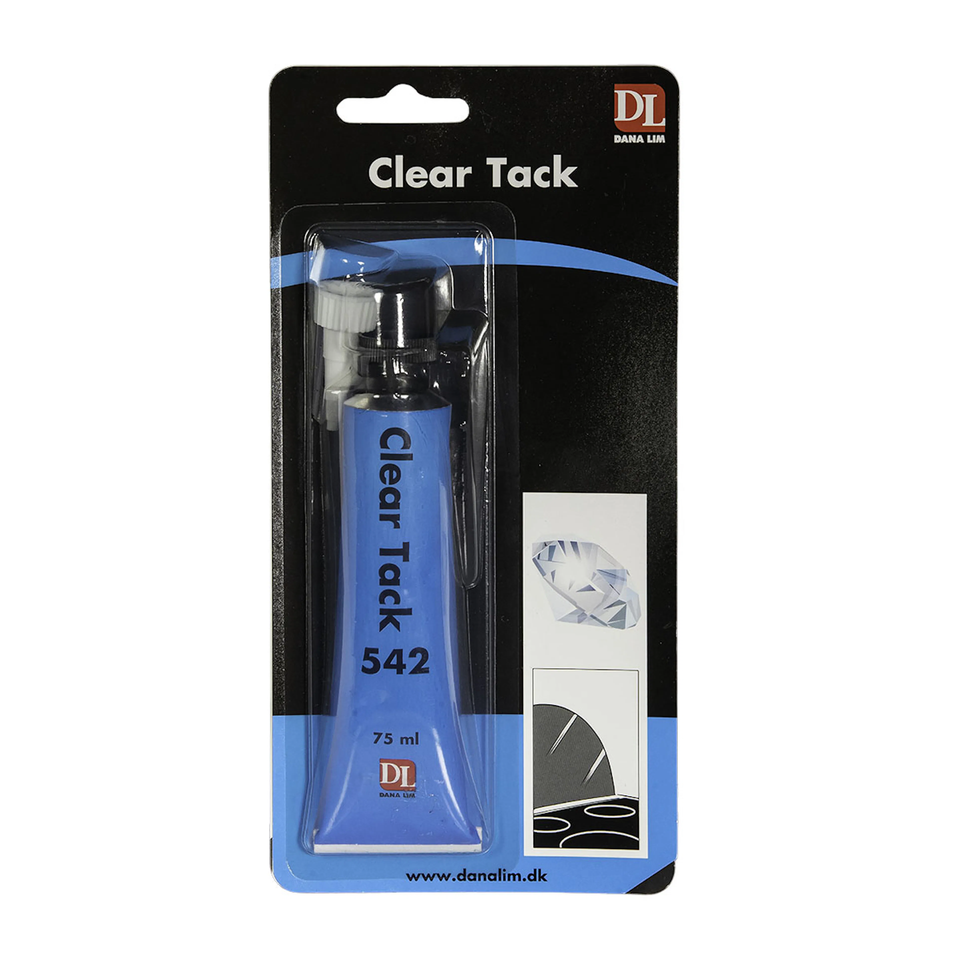 LIM & FOGMASSA DANA 542 CLEAR TACK TRANSPARENT 75ML 75 ml