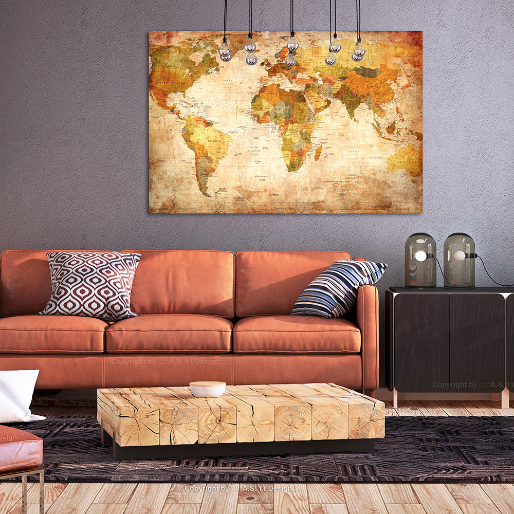 Anslagstavla Arkiio World Map Time Travel