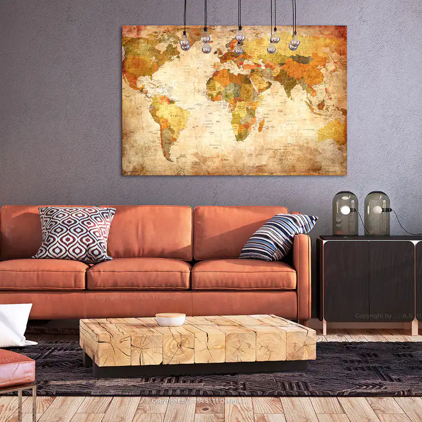 Anslagstavla Arkiio World Map Time Travel