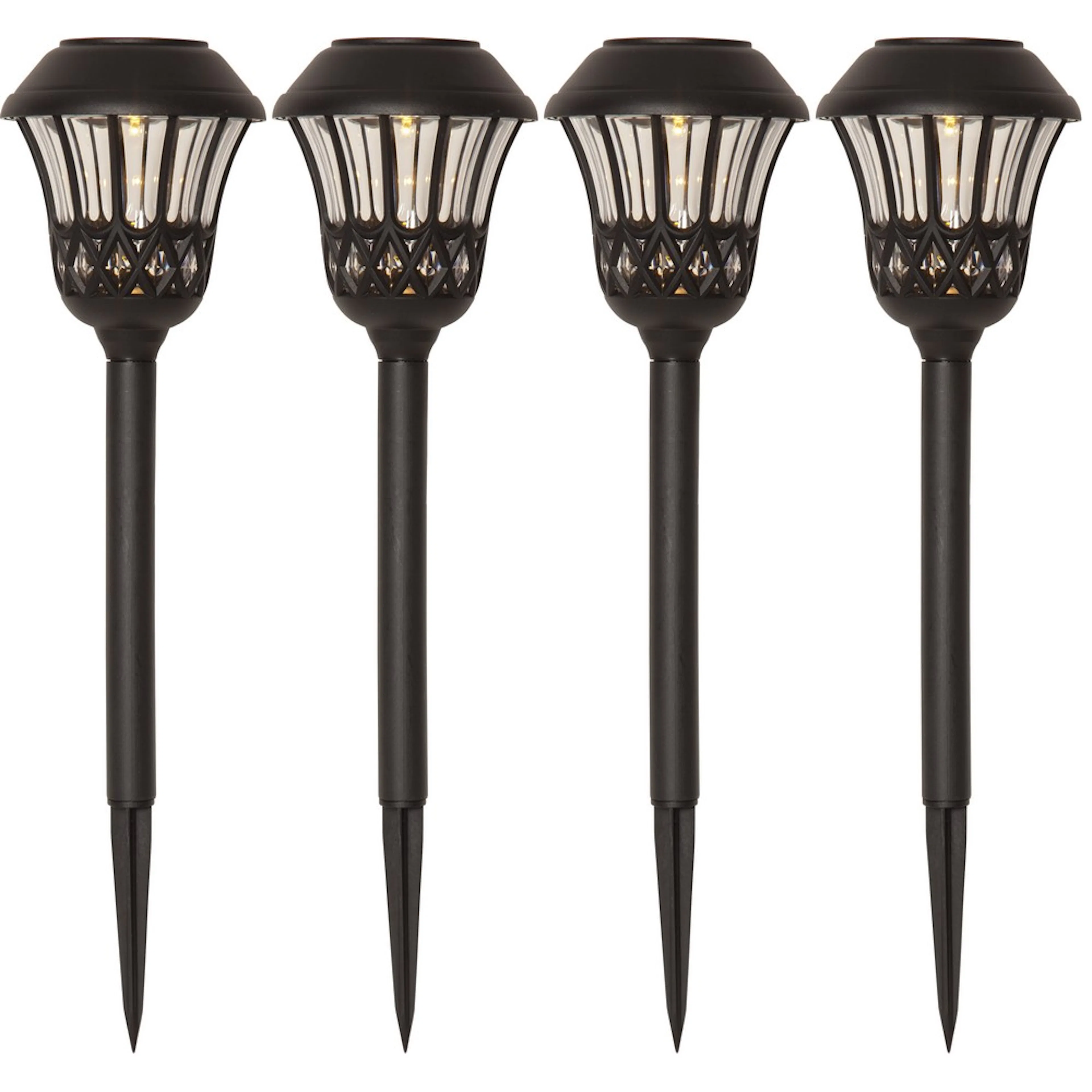 SolcellsPollare Star Trading 4pLaceGångBel