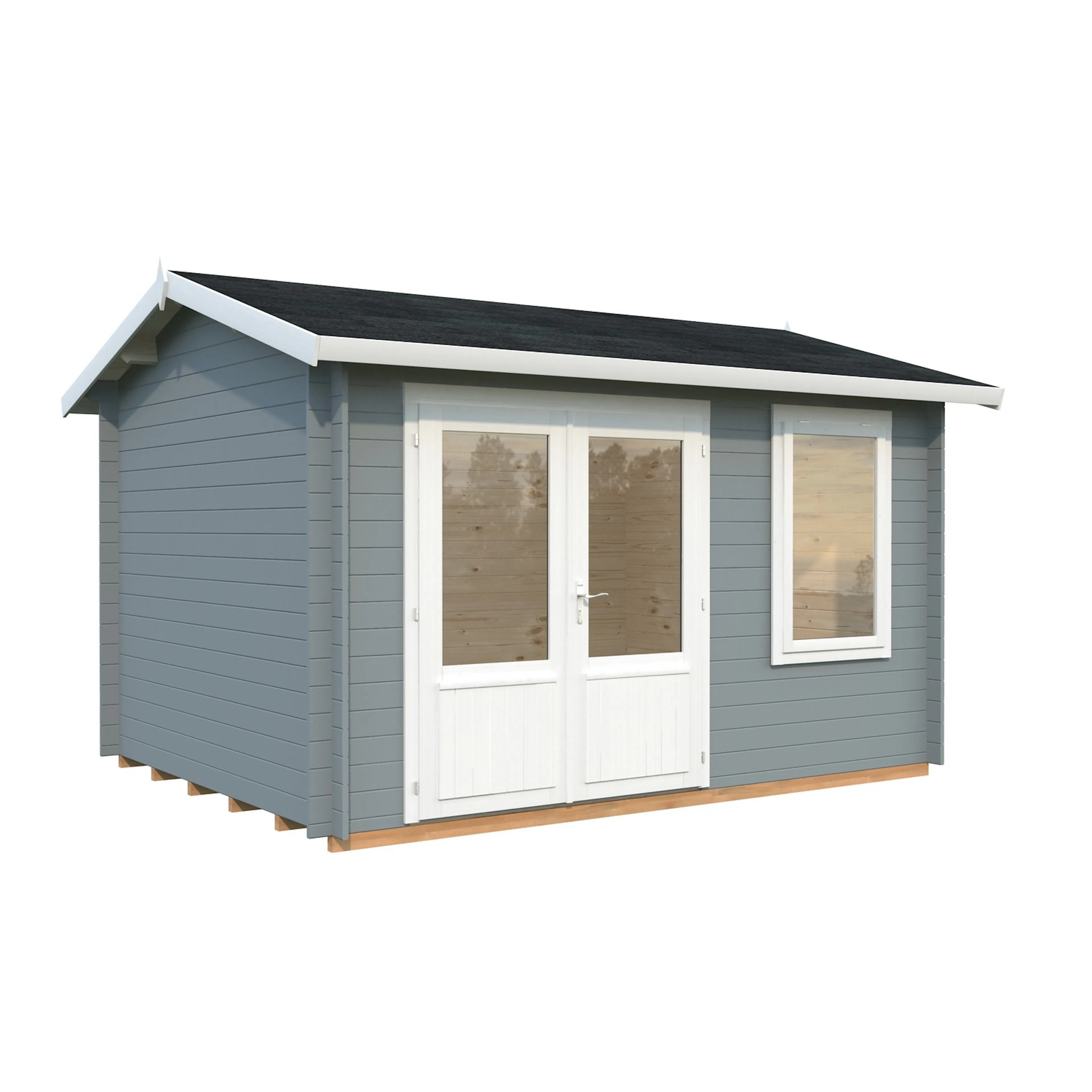 Iris 9,6 m2 PNT7042W2 Ljusgrå/Vit