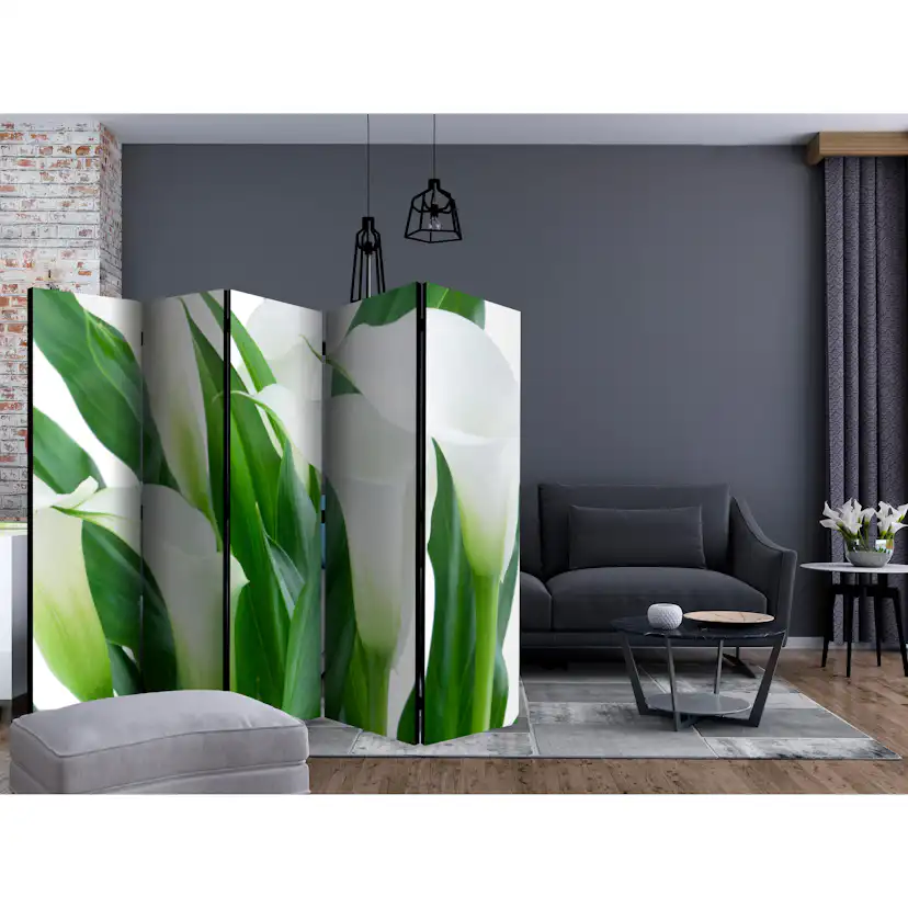 Rumsavdelare Arkiio Bunch of Flowers Callas II 225x172 cm
