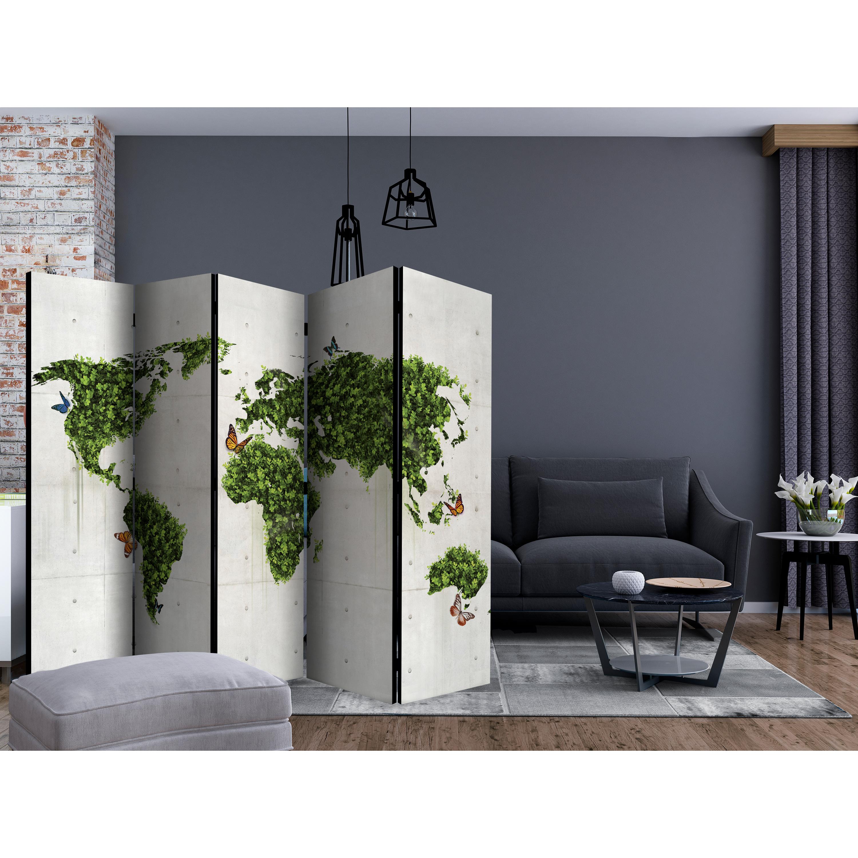 Rumsavdelare Arkiio The Butterfly Garden II 225x172 cm