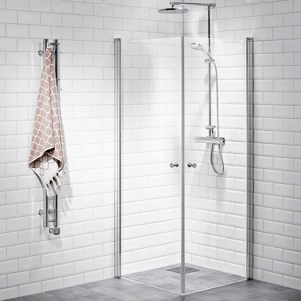 DHÖRN LUSSO1 HT2 RAK 70x90 KL LxB: 700x900 mm, Klarglas, Handtag 2