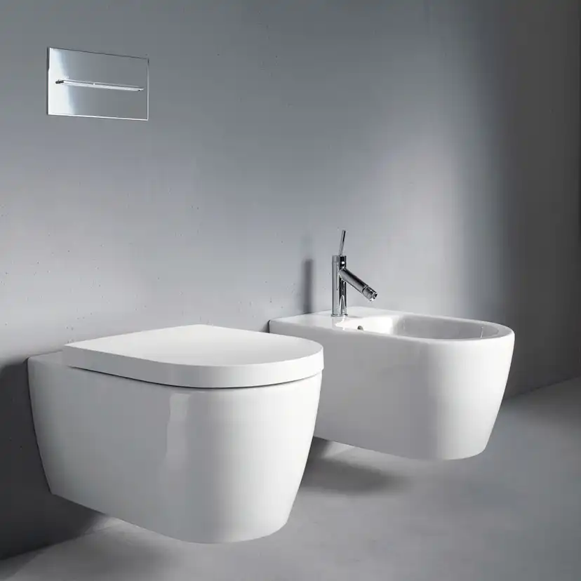 Vägghängd Toalettstol Duravit ME by Starck 252909 utan Toalettsits