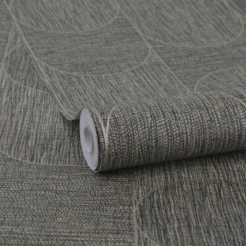 Tapet Sublime Geometrisk Grasscloth Brun 121129