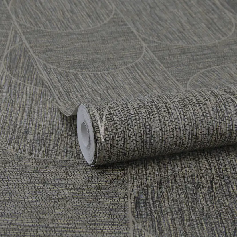 Tapet Sublime Geometrisk Grasscloth Brun 121129